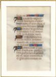 15th Century book Of Hours Leaf