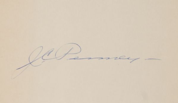 J. C. Penny signed Golden Rule Book