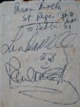 Paul McCartney Signed Original Drawing Of Linda