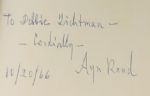 Ayn Rand Signed Book For the New Intellectual