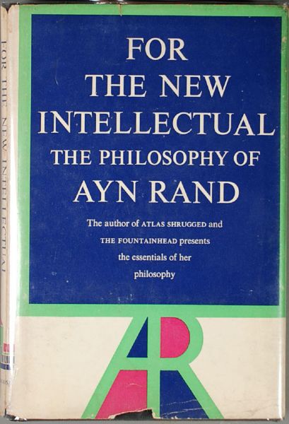 Ayn Rand Signed Book For the New Intellectual