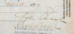 Kansas City, Mexico and Orien Railway Signed on Verso By August Busch son of Brewing Magnate Adolphus Bush