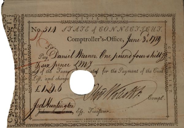 Oliver Wolcott, Jr & General Huntington DS