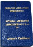 Orville Wright Signed Pilots License