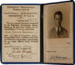 Orville Wright Signed Pilot's License