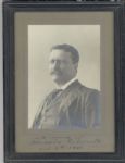 Theodore Roosevelt, Charles Fairbanks and Cortelyou Signed Photos
