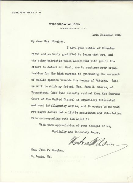 Woodrow Wilson