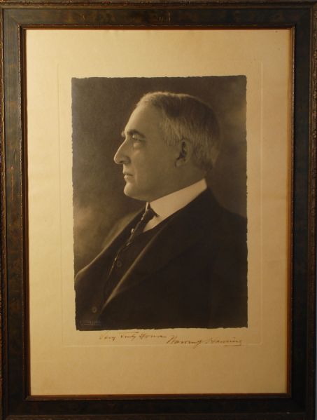 Warren G Harding Oversized SP