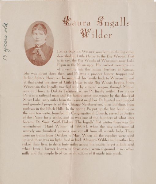 Laura Ingalls Wilder