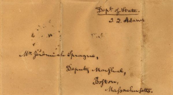 John Quincy Adams Free Frank