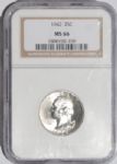 NCG Graded Quarters all MS66 1942-1964 (61 Quarters)