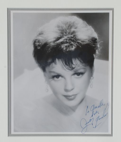 Judy Garland Signed Photo