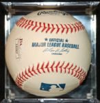 Barack Obama Signed Baseball