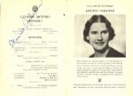 Marian Anderson Signed Program