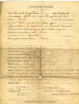 George Patton Signed Honorable Discharge