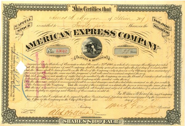 William G. Fargo - American Express Co
