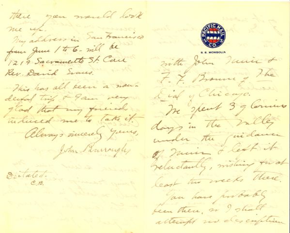 Burroughs Letter