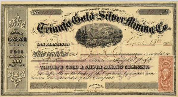 Triunfo Gold & Silver Mining Co