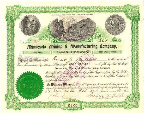 John Dwan - 3M-Minnesota Mining & Manufacturing Co