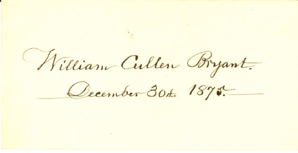 William Cullen Bryant