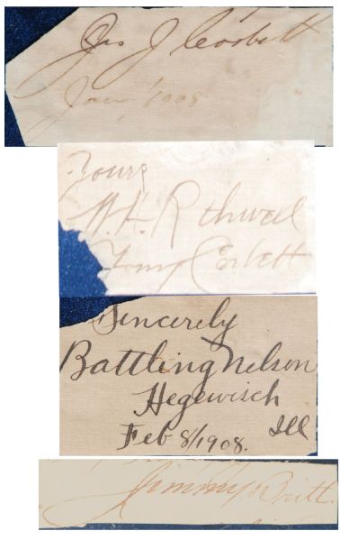 Early Boxing Autographs
