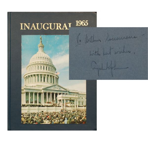 Lyndon Johnson Signed Limited Edition Inaugural Book