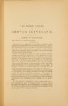 Grover Cleveland Rare Signed Book