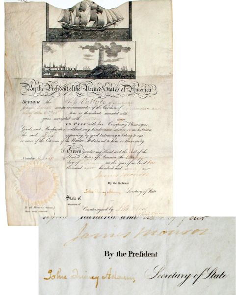 James Monroe & John Quincy Adams
