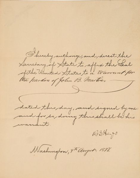 Rutherford B. Hayes DS 