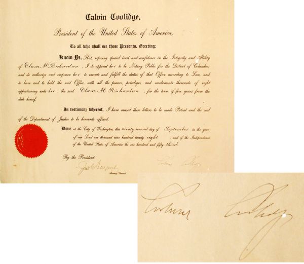Calvin Coolidge 