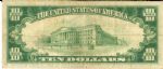 $10 1929 Federal Reserve Bank Note