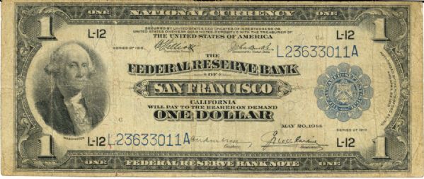 San Francisco Federal Reserve Bill