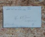 OUTLAW FRANK JAMES, RARE HANDWRITTEN LETTER