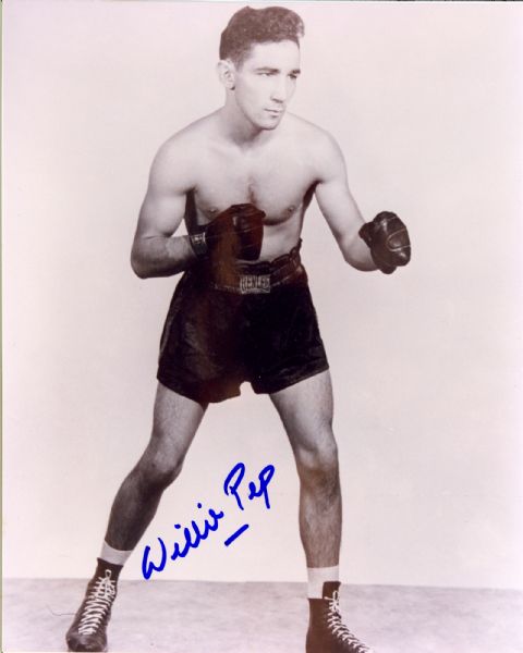Willie Pep, Max Schmeling & Leon Spinks (lot of 3 8 x 10s)