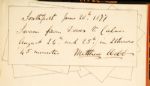Extremely Rare J. B.Hickok/Wild Bill, and A plethora of famous 19th century celebrities  made their mark–literally– on this highly coveted autograph album