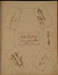 Extremely Rare J. B.Hickok/Wild Bill, and A plethora of famous 19th century celebrities  made their mark–literally– on this highly coveted autograph album