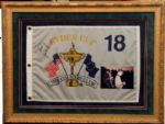 Ryder Cup Flag Signed By Tiger Woods