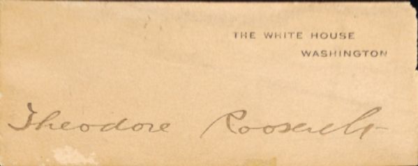 Roosevelt, Dewey, Bryan Signatures