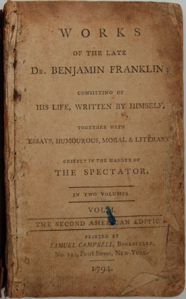Works of the Late Dr. Benjamin Franklin