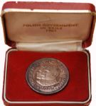 POLAND 1967 Silver Medal Government in Exile