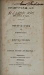 James Buchanan, Rare Signed Constitutional Law Book