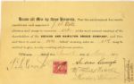 Andrew Carnegie Signed Stock