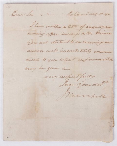 John Marshall :1st Chief Justice 