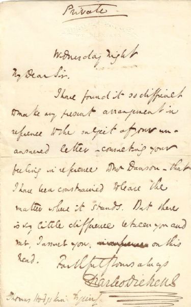 Charles Dickens ALS & Original Photo