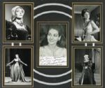 Impressive Signed Maria Callas Photograph Display