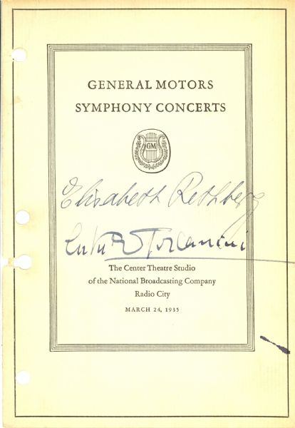 Toscanini & Rethberg