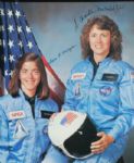 1986 STS-51L CHRISTA MCAULIFFE & BARBARA MORGAN SIGNED DISPLAY