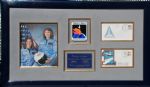 1986 STS-51L CHRISTA MCAULIFFE & BARBARA MORGAN SIGNED DISPLAY