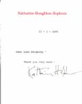 Katharine Hepburn