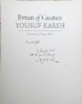Yosuf Karsh Signed 